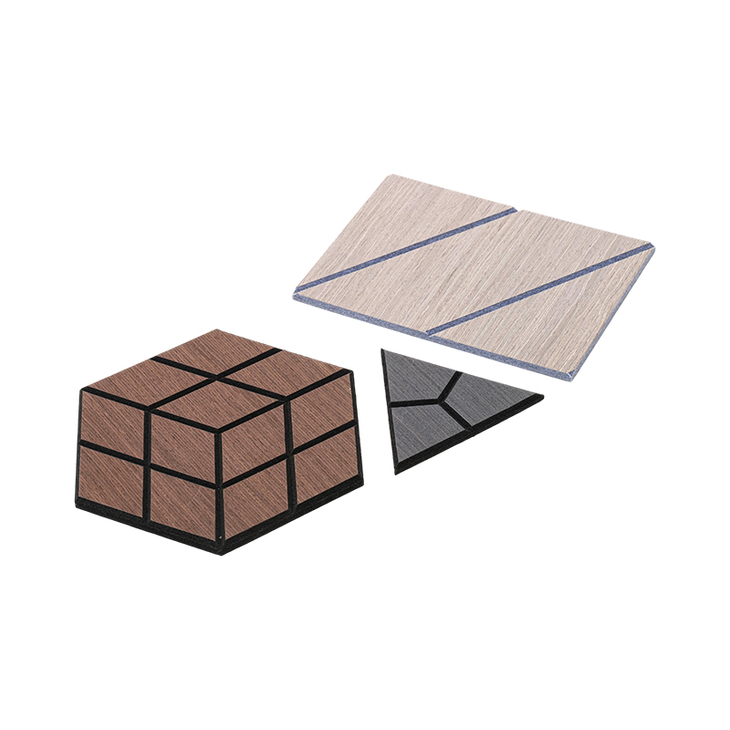 3D akustisk træfiner lamelvægpaneler til indvendige væg- og loftpaneler