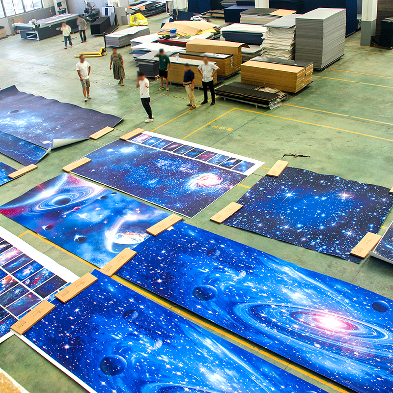 Sømløst stjernehimmelloft - romantisk, HD, fabriksdirekte til hjemmebiografer/soveværelser