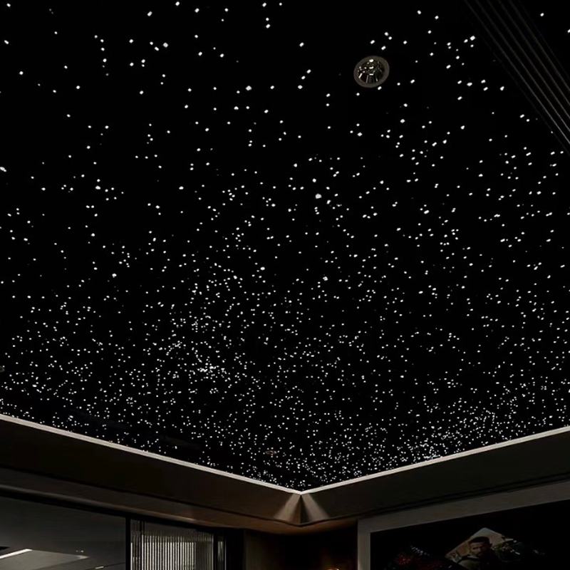 Moderne stil fiberoptisk RGB lysstjerne loftspaneler 7 farve gips til stuen Moderne stil fiberoptisk RGB lysstjerne loftspaneler 7 farve gips til stuen