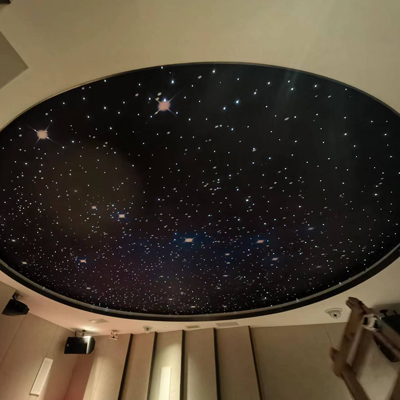 Moderne Star Top Loftslysstang til KTV Audio-Visual Room Optical Fiber Sky Star Dekorativ Projektor Light Direct