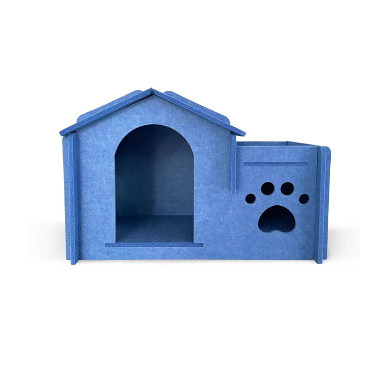 Moderne akustisk katteseng til kæledyr absorberer støj og ekkoer til stue eller lejlighed Grafisk designløsning