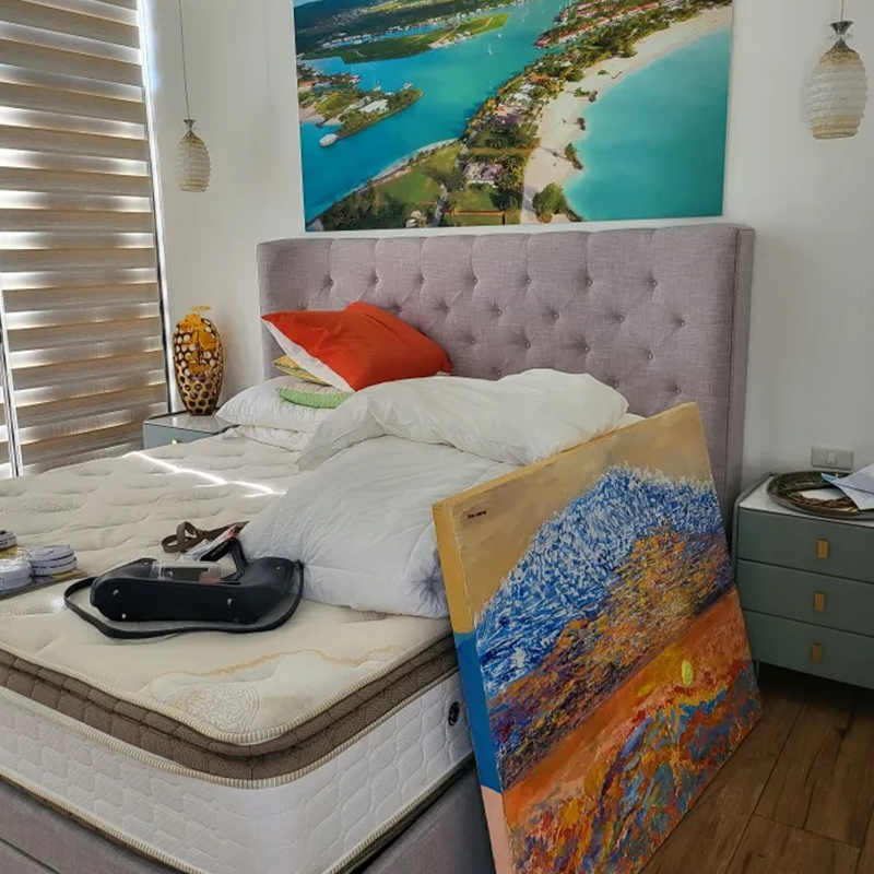 HD varmeoverførsel akustiske vægmalerier - kan tilpasses, støjreducerende, ideel til skoler/auditorier