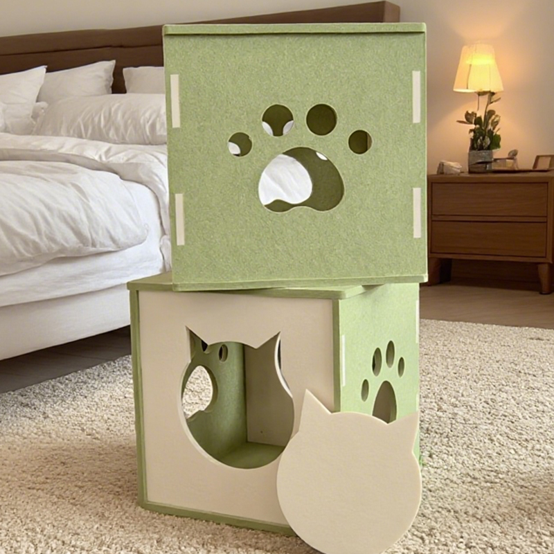 Moderne lydabsorberende støjreducerende miljøvenlig katteseng med akustiske paneler, nem at installere, ridsefast overflade for kattekomfort, ikke-giftige materialer, kæledyrsvenligt design, perfekt til stille hjemmemiljøer, holdbar katterede Moderne lydabsorberende støjreducerende miljøvenlig katteseng med akustiske paneler, nem at installere, ridsefast overflade for kattekomfort, ikke-giftige materialer, kæledyrsvenligt design, perfekt til stille hjemmemiljøer, holdbar katterede