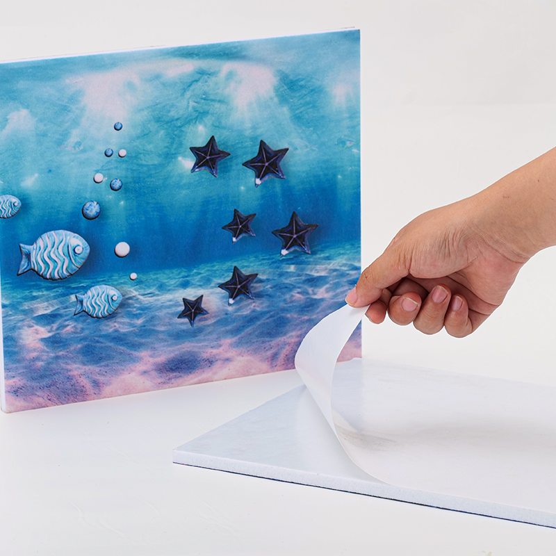 Lette brugerdefinerede varmeoverførselsvægmalerier - Printbare, selvklæbende, lydtætte til korridorer